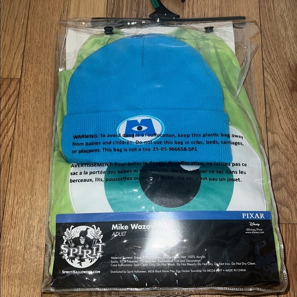 Disney Mike Wazowski Dress Costume - Monsters Inc Size Large - Picture 6 of 8